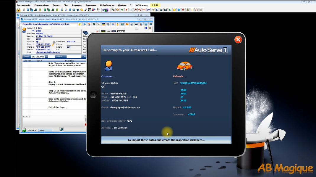 screenshot of AB Magique
